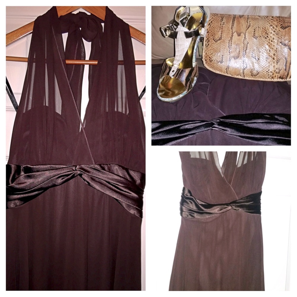 Make an offer😃Beautiful Chocolate Brown SemiFormal Gown